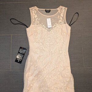 Bebe Nude Lace Dress